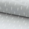 Printed Cotton KIONI Light Gray / Matte White